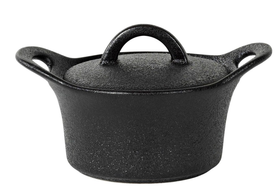 CASA Fero Cocotte Con Coperchio Nero New