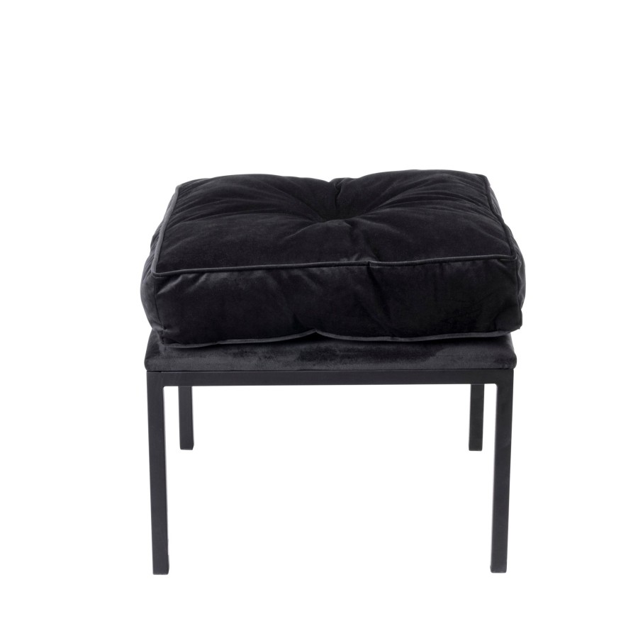 CASA Buton Pouf Nero Best