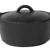 CASA Fero Cocotte Con Coperchio Nero Clearance