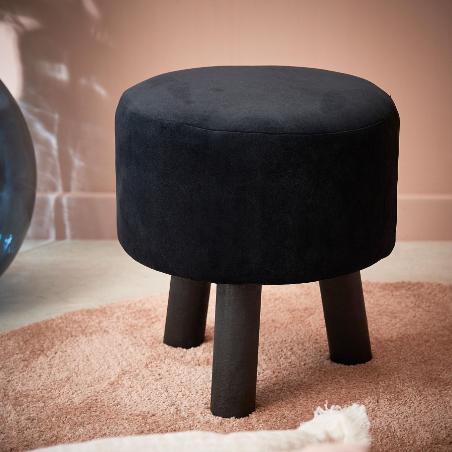 CASA Silki Pouf Nero Hot