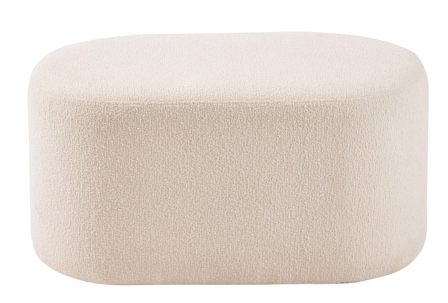 CASA Capsule Pouf: Bianco Clearance