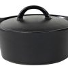 CASA Fero Cocotte Con Coperchio Nero Clearance