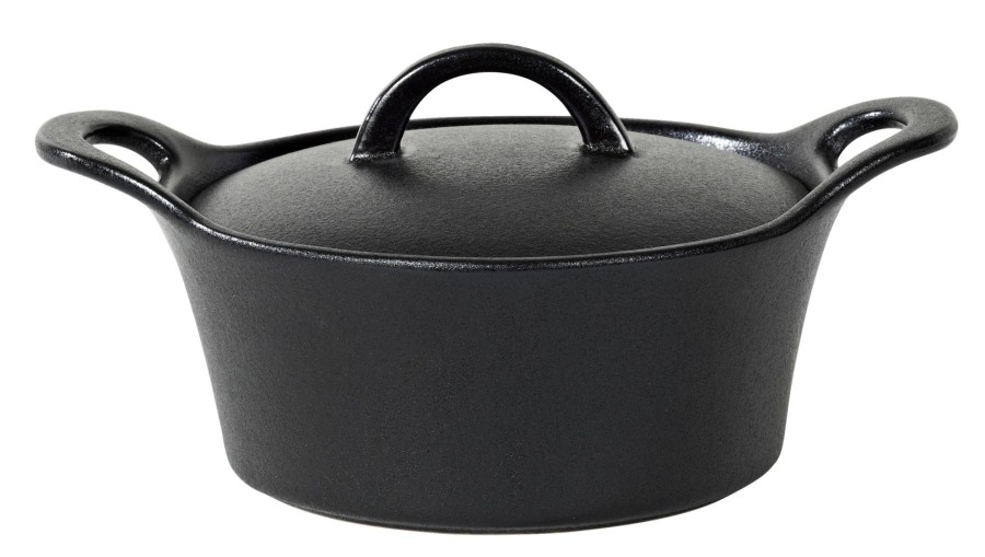 CASA Fero Cocotte Con Coperchio Nero Clearance