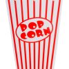 CASA Cinema Bicchiere Popcorn Set Di 8 Bianco, Rosso Best