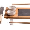 CASA Samourai Set Per Sushi 10 Pezzi Naturale New