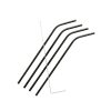 CASA Bartender Set Di 4 Cannucce Con Spazzola Grigio Scuro New