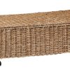 CASA Seagrass Box Portatutto Con Rotelle Naturale Clearance