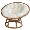 CASA Papasan Sedia Lounge Naturale, Bianco Antico Wholesale