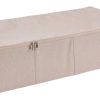 CASA Linolux Scatola Portatutto Con Zip Beige Wholesale