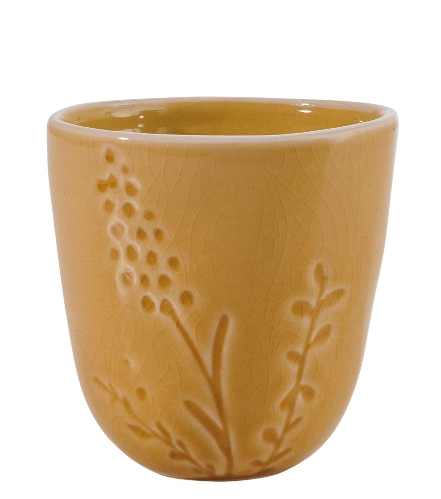 CASA Botanic Ocher Mug 2 Colori Caramello Clearance