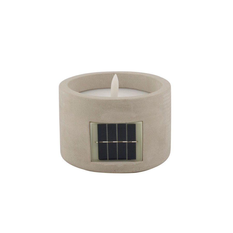 CASA Fuego Candela A Led Solare Grigio Chiaro Wholesale