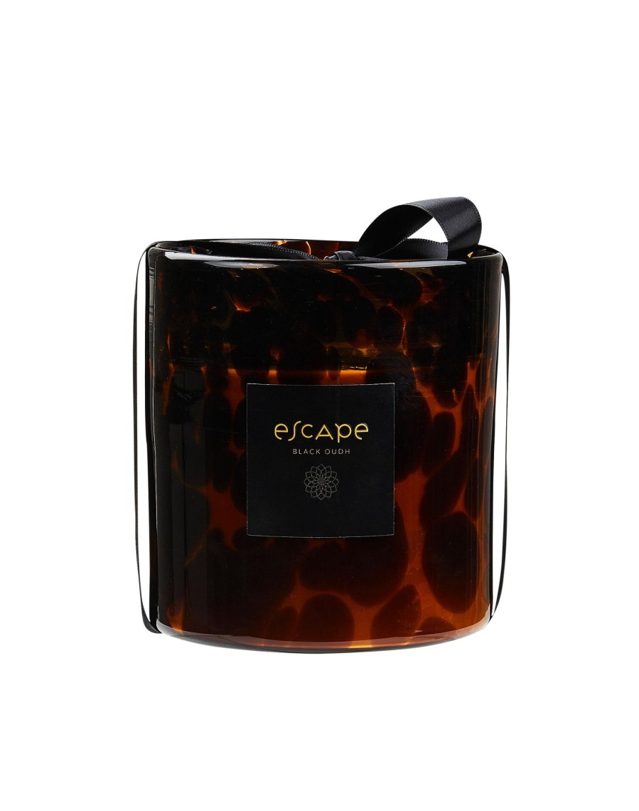 CASA Escape Black Oudh Candela Profumata Marrone, Ocra, Multicolore Wholesale