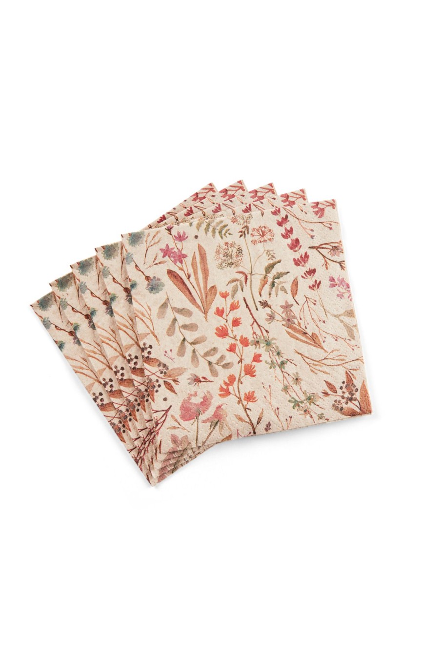 CASA Eco Dried Flower Set Di 20 Tovaglioli Multicolore Hot