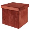 CASA Stor Pouf Pieghevole Con Contenitore Bordeaux Online