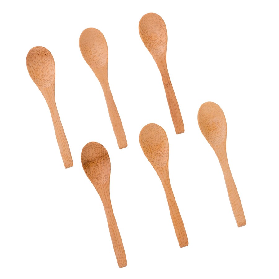 CASA Bamboo Cucchiaini Set Di 6 Naturale Hot