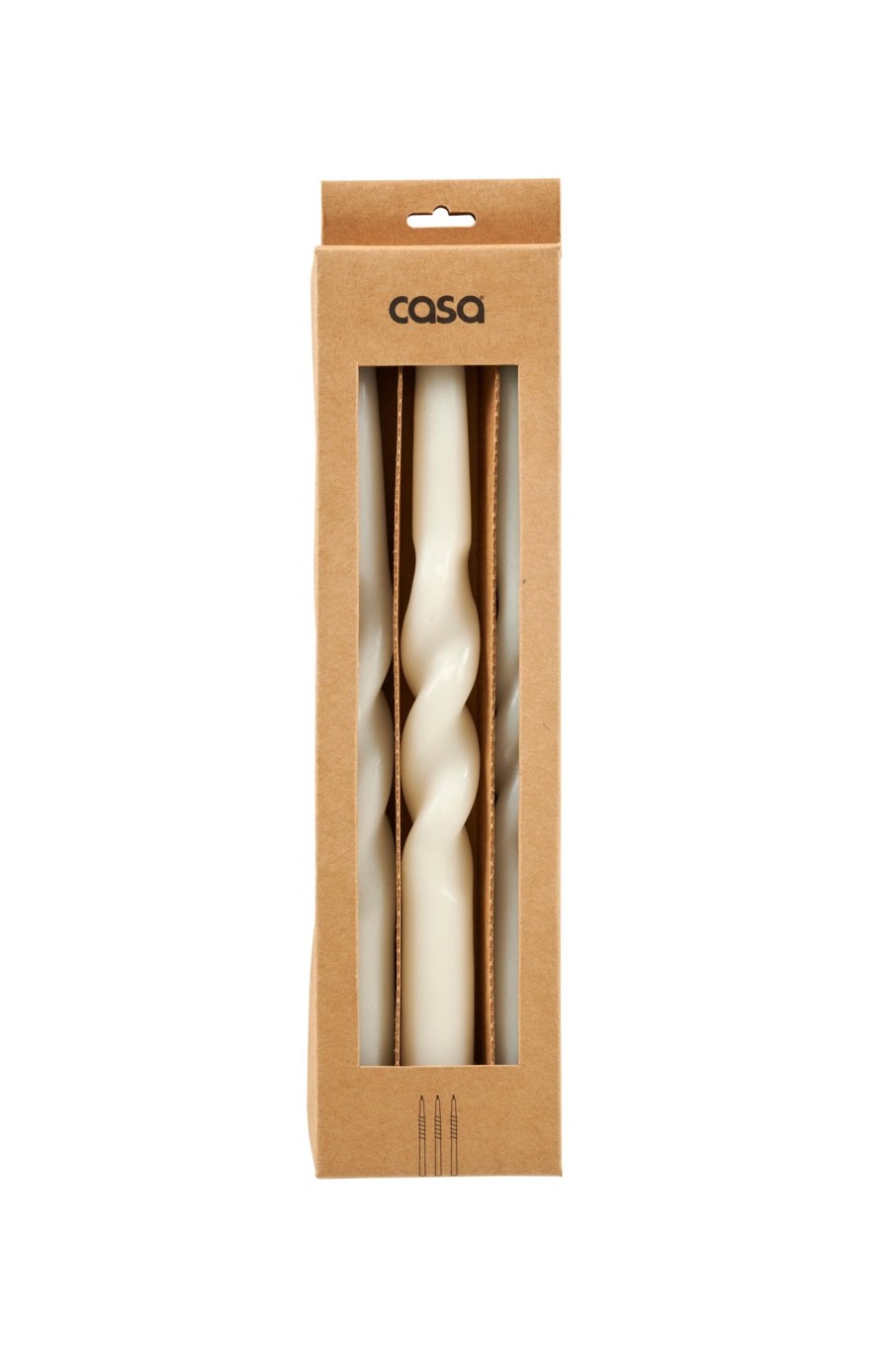 CASA Spiral Candela S/3 Crema Hot