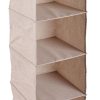 CASA Linolux Organiser Con 4 Scomparti Beige New