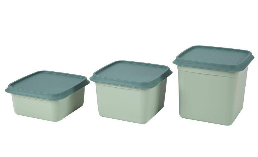 CASA Freezer Scatole X Freezer Set Di 10 Menta, Verde Scuro Online