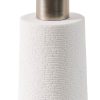 CASA White Elegance Dispenser Per Sapone Bianco, Argentato Best