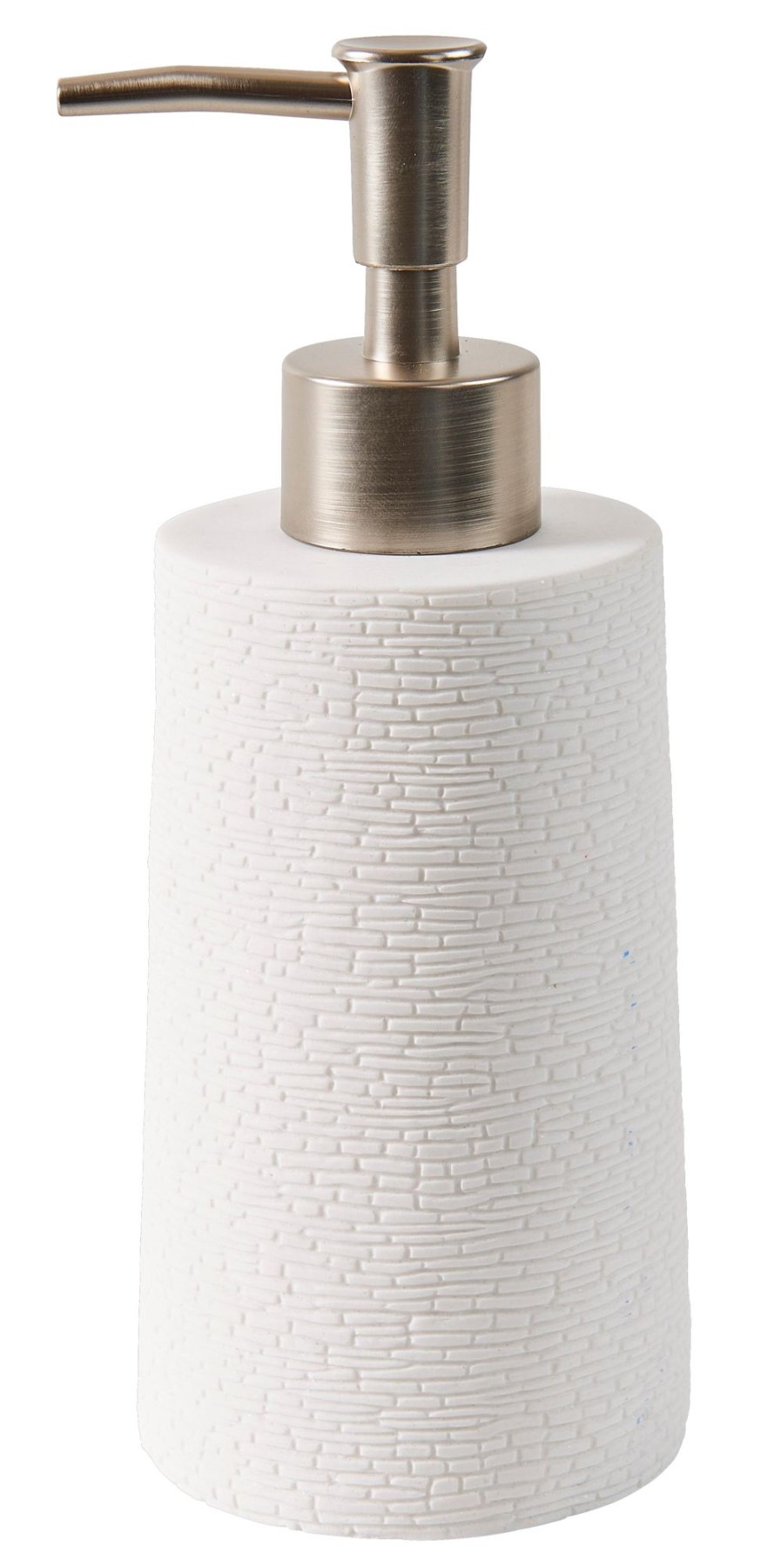 CASA White Elegance Dispenser Per Sapone Bianco, Argentato Best