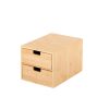 CASA Bamboo Cassettiera 2 Cassetti Naturale Clearance