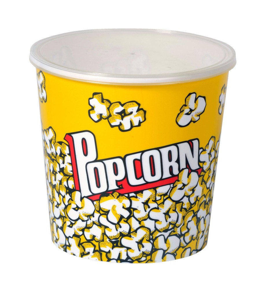 CASA Popcorn Secchio Per Popcorn Con Coperchio Multicolore Clearance