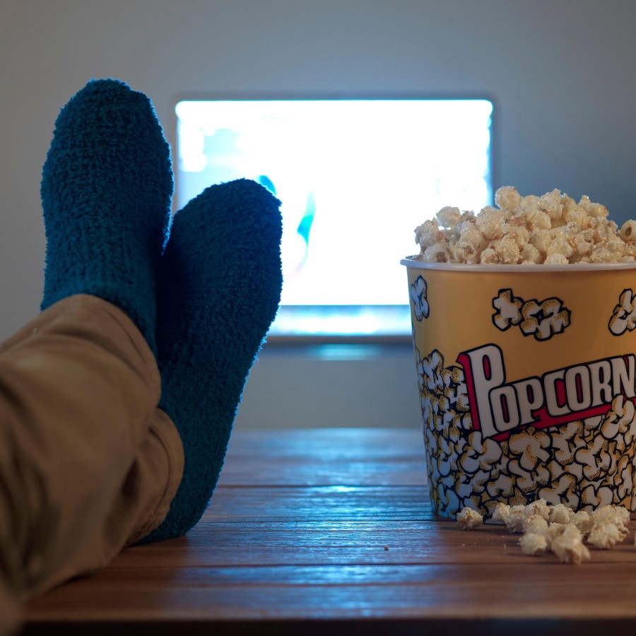 CASA Popcorn Secchio Per Popcorn Con Coperchio Multicolore Clearance