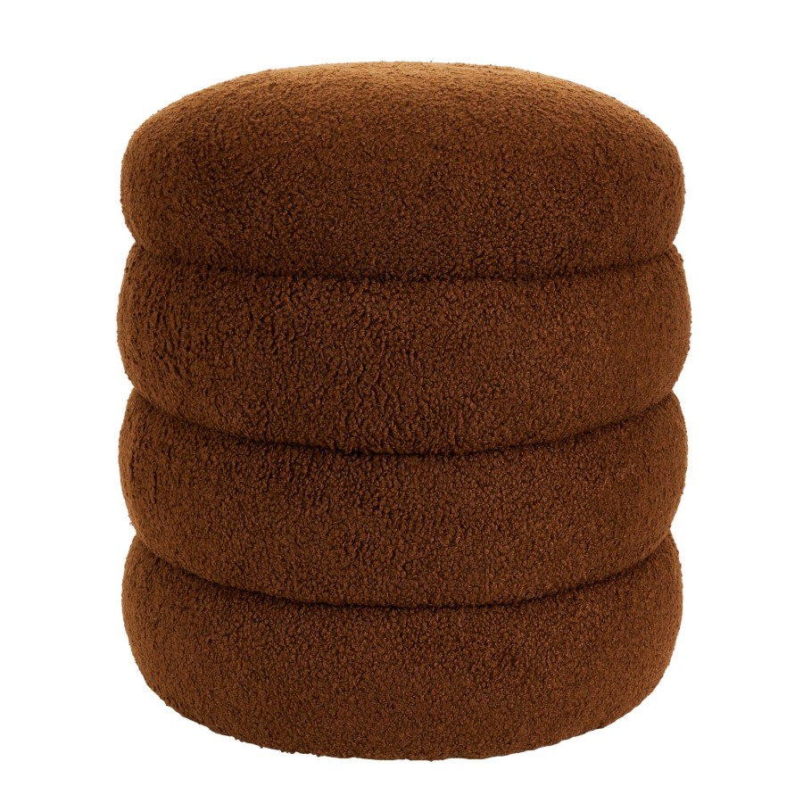 CASA Lobby Pouf: Marrone Wholesale