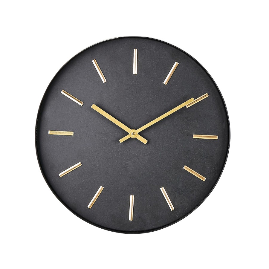 CASA Black Orologio Da Parete Nero Clearance