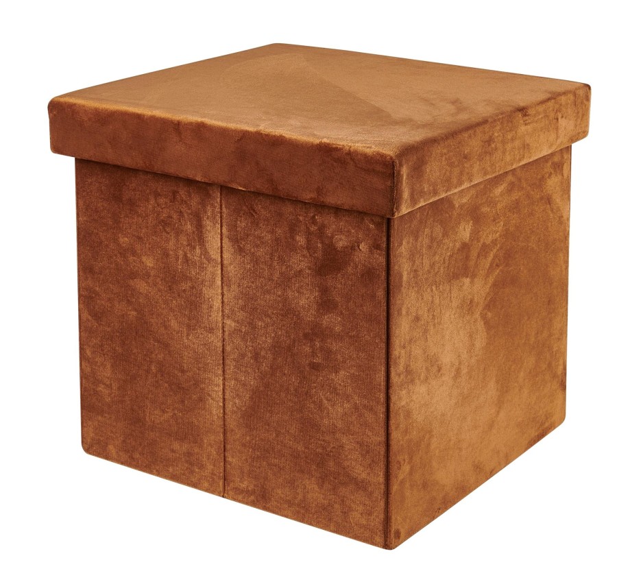 CASA Stor Pouf Pieghevole Con Contenitore Caramello Best