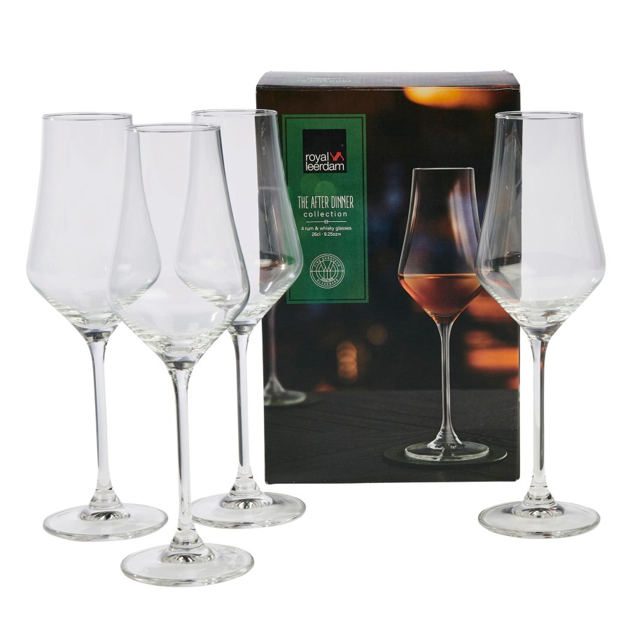 CASA After Dinner Bicchieri Da Whisky Set Di 4 Trasparente Clearance